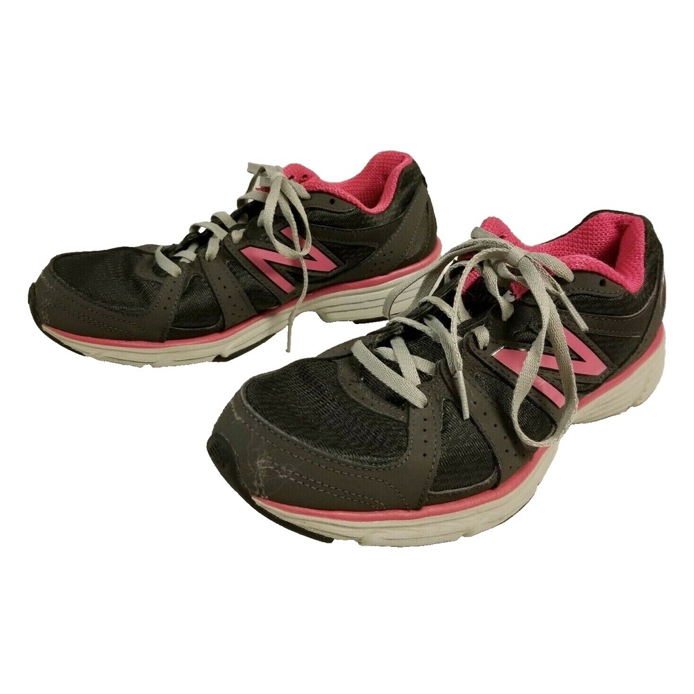 New Balance Womens 421 Sz 8.5 B Running Tennis Shoes WE421PS1 Gray Pink Athletic